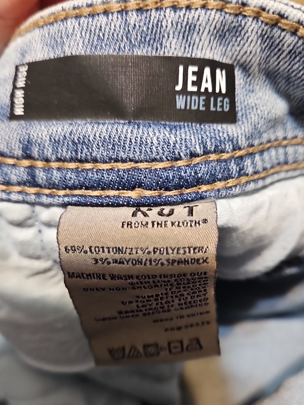 Kut From The Kloth Jean Wide Leg High-Rise Denim Jeans - Picture 13 of 14
